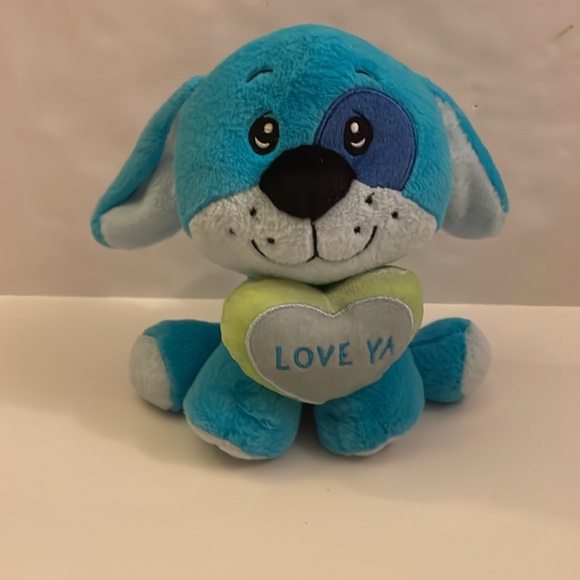 Dan Dee collection 8”  blue puppy stuffed plush animal. For 3 years up - Picture 5 of 17